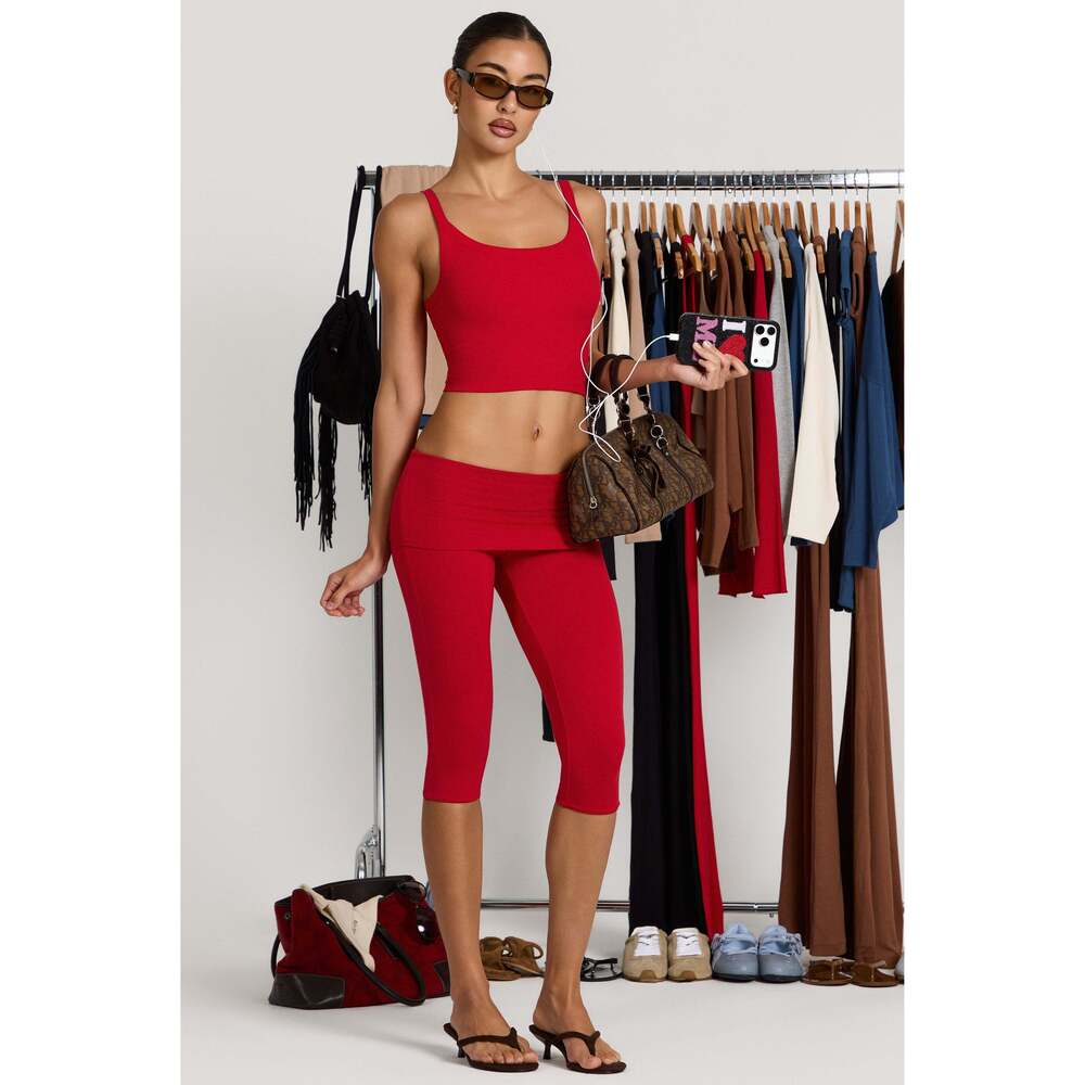 Oh Polly ButterCloud™ Capri Leggings in Chilli Size XXSXXS